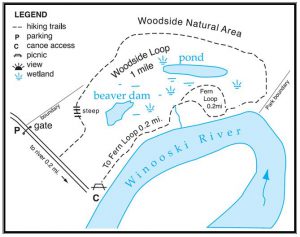 Map of Woodside
